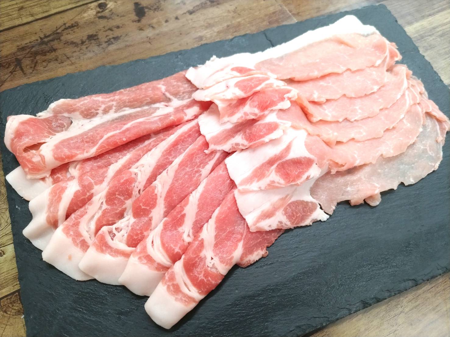 ロース・肩ロース詰め合わせ　しゃぶしゃぶ用　各500g　黒箱　贈答用セット